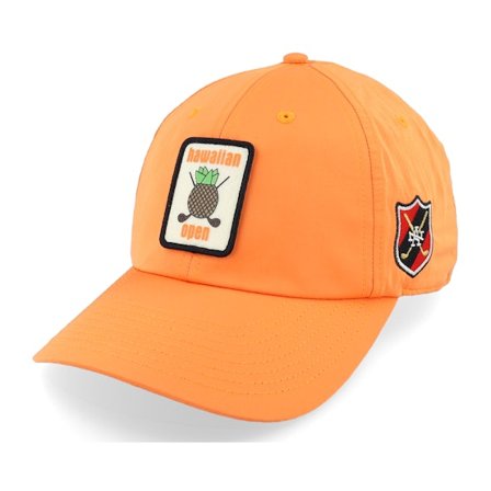 American Needle - Oranssi unconstructed Lippis - Hawaiian Open Drifter 19th Hole Golf Orange Dad Cap @ Hatstore