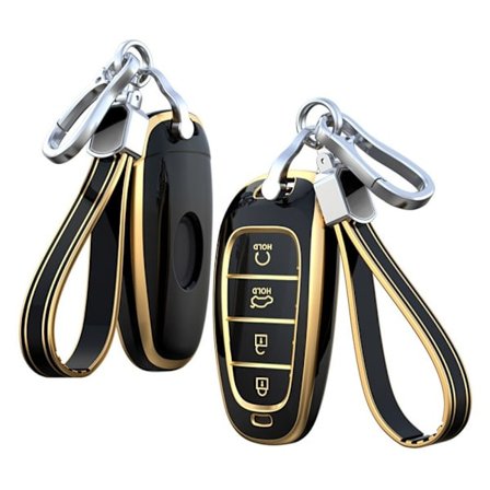 Fjernnøglekasse Bilnøgleskal SORT STYLE 2 STYLE 2