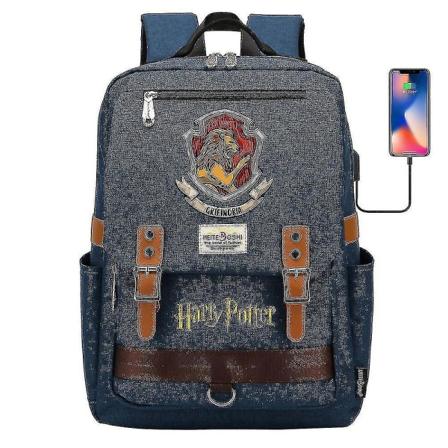 Harry Potter -reppu Nuorten ala- ja yläkoulun opiskelijoiden koululaukku Miesten ja naisten casual reppu Suuren kapasiteetin reppu color-3