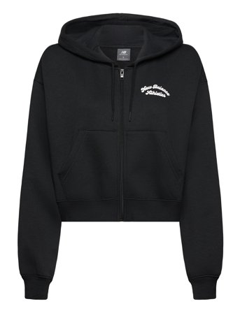 New Balance Linear Heritage Fleece Full Zip - Black - L