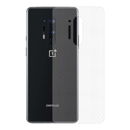 OnePlus 8 Pro Hiilikuituvinyyli ihon tarran suojakalvo takaisin