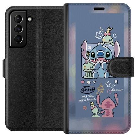 Samsung Galaxy S21+ 5G Tegnebogsetui Stitch Venner
