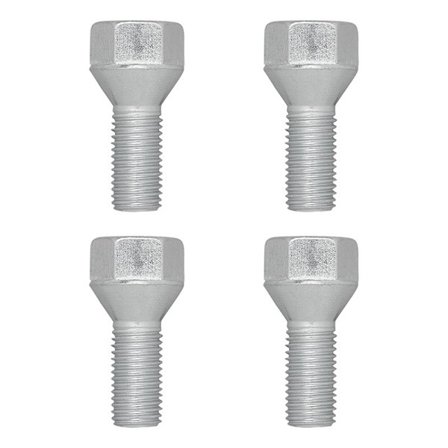 Hjulbolt M12x1,5 konisk kegle - sæt med 4 stk