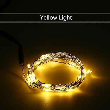 5m 50LED Vanntett IP66 LED Lyslenke USB Utendørs
