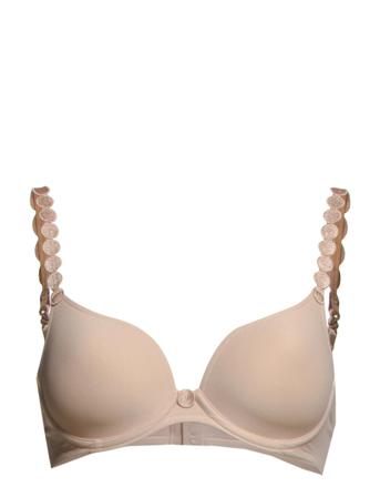 Tom Padded Bra Heartshape Lingerie Bras & Tops Push Up Bras Beige Marie Jo
