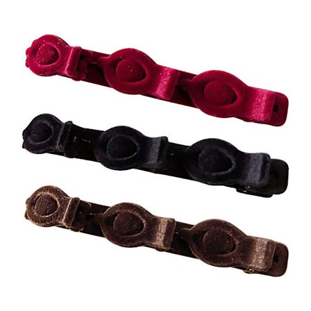 Naisten palmikoidut hiusklipsit, 3 väriä, 3 kpl