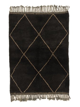 Berber Moroccan - Mid Atlas Hand Knotted 103X140 Rug Morocco