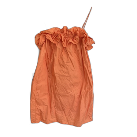 Orange volangklänning från H&M