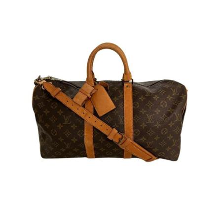 Louis Vuitton Vintage, Pre-owned Coated canvas travel-bags Bruin, Dames, Maat:ONE Size