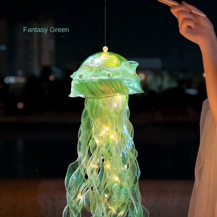 Farge Manet Lampe Manet Form Lantern GRØNN