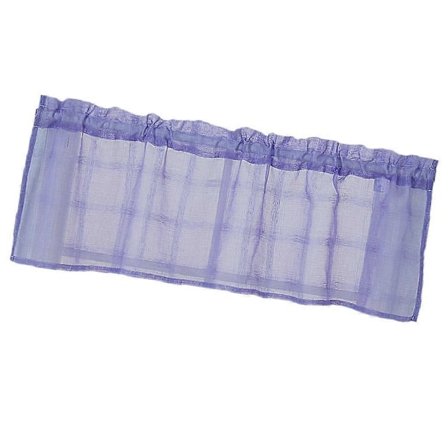 Garn Stanglomme Tynd Gardiner Valance Til Køkken Badeværelse