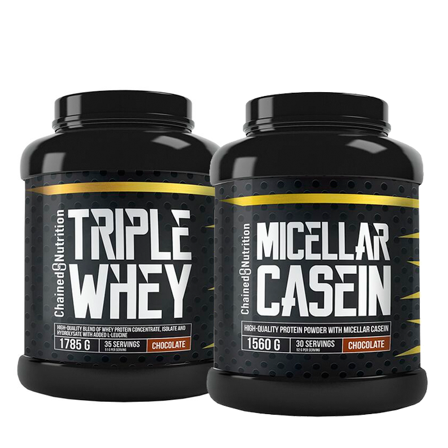 Kaseinprotein Dag og natpakken, Chained Nutrition - Bodyman.dk