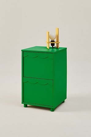 Jotex - Mini Nachttisch Erbsengrün - MERRILL - Kaufe Kinderschränke und -regale bei Jotex