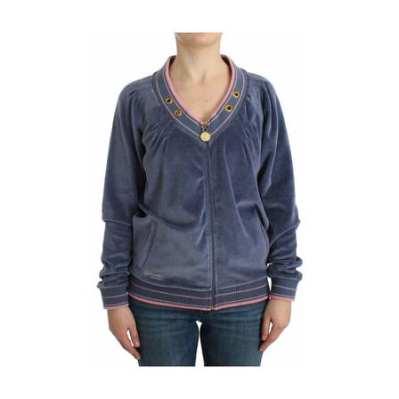 Just Cavalli, Zip-throughs Blauw, Dames, Maat:L