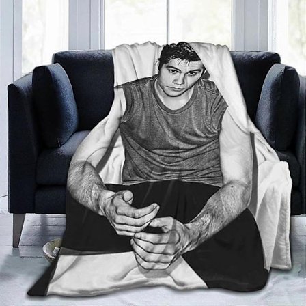 TR1713 Dylan O'Brien Pläd, Luftkonditioneringsfilt, Supermjuk Bekväm Flanell Fleece Filt, Plyschfilt [HK]