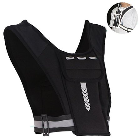 1 stk universell løpevest, telefonholder med justerbar midje