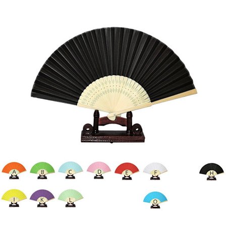 Solvifte - Ensfarget papir - Solfjær - Flere fargevalg