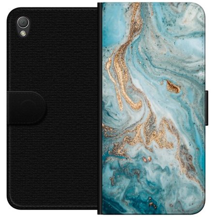 Kompatibelt Lommeboketui til Sony Sony Xperia Z3 Magisk Marmor