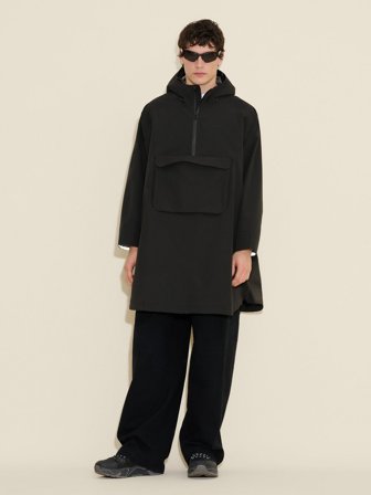 Holzweiler Solidarity Poncho - Black - Men's - XXS/XS