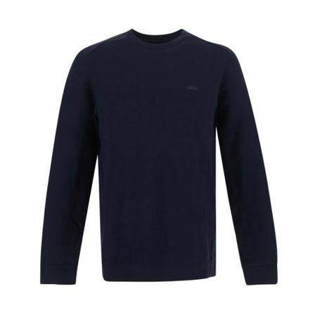 Hugo Boss - Stickade Tröjor - Blå - Herr - Storlek: S, Herr, Storlek: S