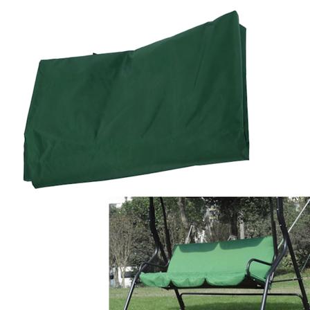 150x50x10cm Mörkgrön Vattentät Gungkudde Trädgårdsgunga Stolskudde Överdrag för Gården