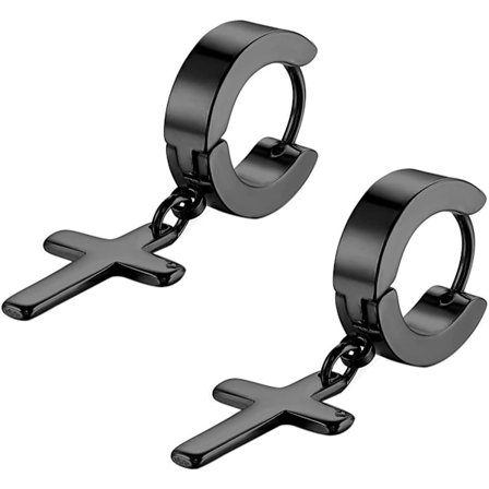 Sorte korsøreringe ring sort