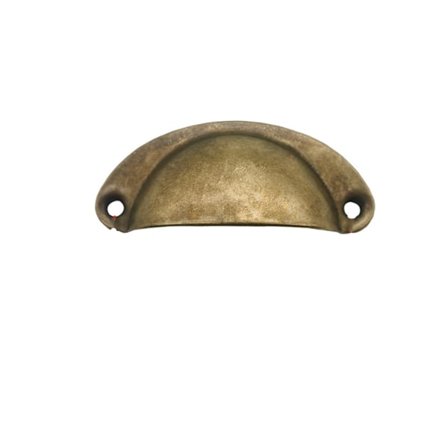 2 st skalhandtag, vintage handtag för lådor, retro handtag för skåpdörrar i halvrund form, handtag för möbeldörrar