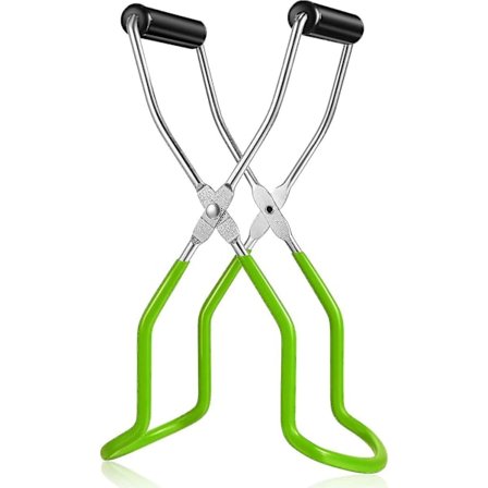 Konservesglas Løfte Tænger Rustfrit Stål Glasløfter Med Håndtag Glasløfte Tænger, Køkkenredskaber i Rustfrit Stål