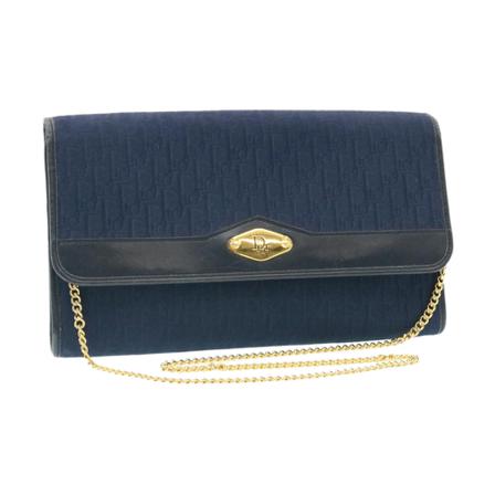 Dior Vintage, Shoulder Bags Blauw, Dames, Maat:ONE Size