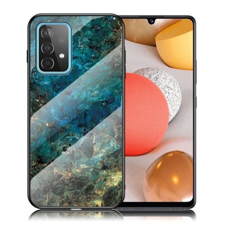 Fantasy Marmor Samsung Galaxy A52 5G skal - Smaragd Marmor