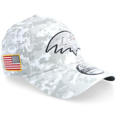 New Era - Camo fitted Gorra - Baltimore Ravens 39THIRTY NFL Salute To Service Camo Fitted @ Hatstore