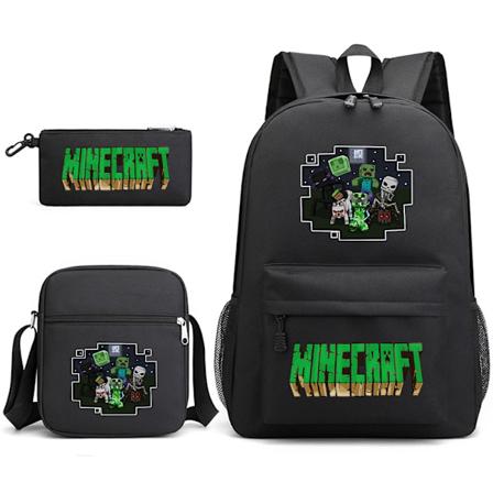 MINECRAFT Ryggsekk Skoleveske Barn Gutter Jenter Trykt Student Skoleveske Skoleartikler-WELLNESS multi