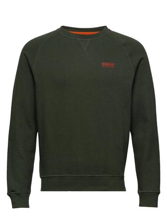 B.intl Essential Crew Sweat Sweat-shirt Tröja Grön Barbour