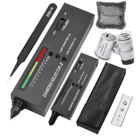 Timanttitesteri, ammattimainen timanttitunnistin 60x Mi