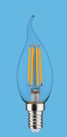 SYNERGY 21 LED Retrofit E14 Kerze milchig geschweift 4,5W ww