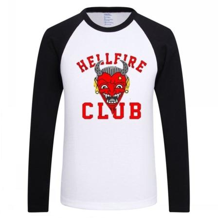 Stranger Things Kläder T-shirt Hellfire Vuxen Xxxl