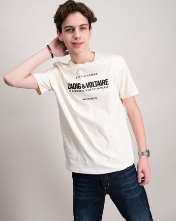 Zadig&Voltaire SHORT SLEEVES TEE-SHIRT Valkoinen T-paidat Pojat - Kids Brand Store