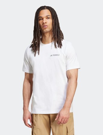 adidas Terrex Tx Mountain Tee - White - XXL