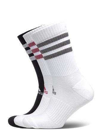 Glam 3-Stripes Cushi D Crew Sport Socks 3 Pairs White Adidas Performance