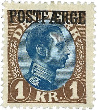 Danmark 1924 - Postfærgemærke AFA 8 - Postfrisk