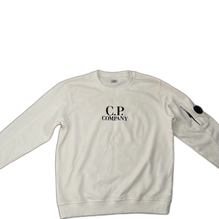 Vit sweatshirt från C.P. Company