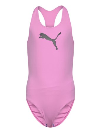 Puma Swim Puma Swim Girls Racerback Swimsuit 1P - Pink - 164