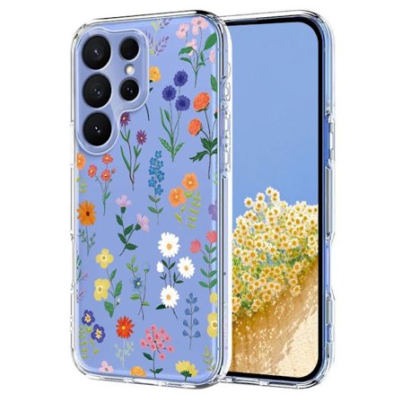 Mobilskal till Samsung Galaxy S26 Ultra TPU Blommönster - Prästkragar