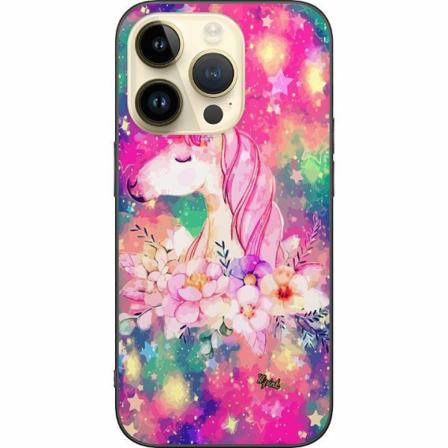 Apple Iphone 14 Pro Svart Skal Unicorn Enhörning