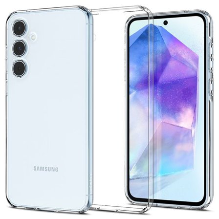 Spigen Etui med flydende krystaller til Samsung Galaxy A55 5G - Transparent