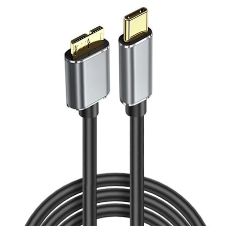 Type c till Micro-B Mobil Hårddiskkabel USB 3.1 till USB 3.0 Datakabel, Överföringshastighet 5 Gbps (1m)