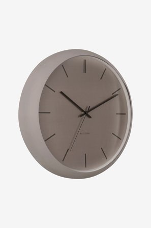 Karlsson - Veggklokke Nirvana Globe - Grå - Veggklokker & bordklokker - Fra Homeroom