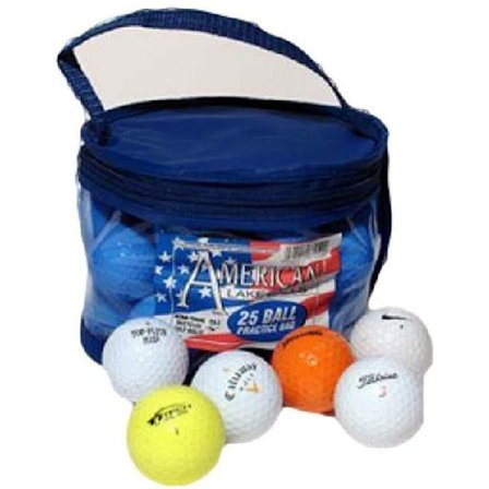 American Lake Reclaim Golfbollar (25-pack) One Size Blå/Vit