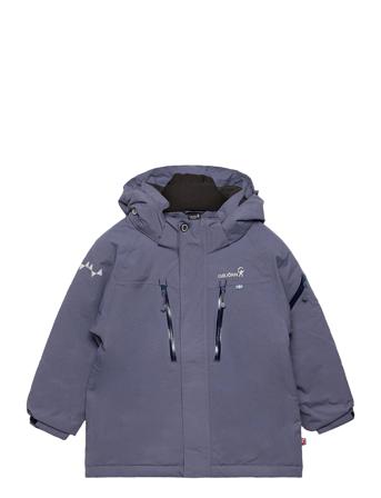 Helicopter Winter Jacket Kids Frostpink 86/92 Outerwear Snow/ski Clothing Snow/ski Jacket Blå ISBJÖRN Of Sweden