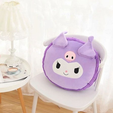 40*45cm Kawaii Sanrio Plyschkudde Kuromi My Melody Kirby Anime Pehmolelut Pehmeä Pehmo Syntymäpäivälahja Lapsille [DB] 45CM Kuromi-5 45CM